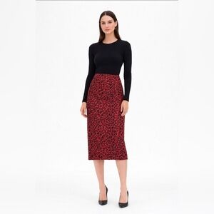 NWT Zara Animal Print Pencil Skirt